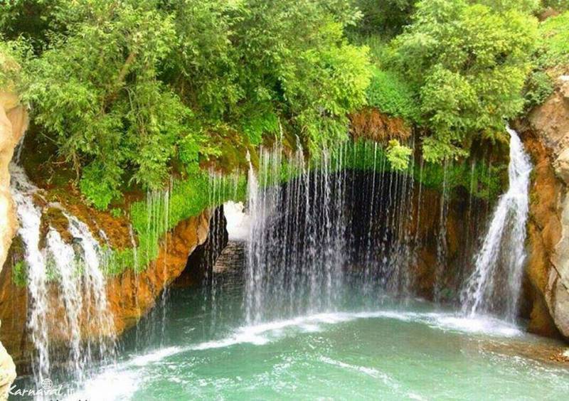 آبشار سمیرم اصفهان,بهترین مقاصد گردشگری اصفهان,زیباترین آبشارهای ایران